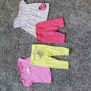 Carter's 3-6m short sleeved outfits
